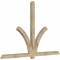 Ekena Millwork Redmond Rough Sawn Timber Gable Bracket, Douglas Fir, 96"W x 64"H x 4"D x 4"F, 16/12 Pitch GBW096X64X0404RED00RDF - alternate 2